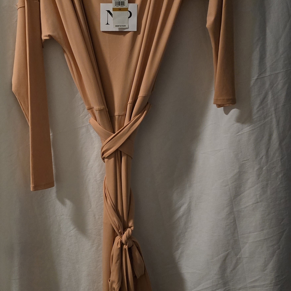 Parker Long Sleeve Tie-Waist Jumpsuit